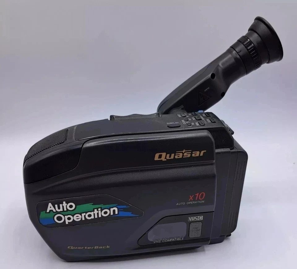 Quasar Camcorder VHS-C VHSC Quarterback VM100 untested Parts Only - Image 3 of 4