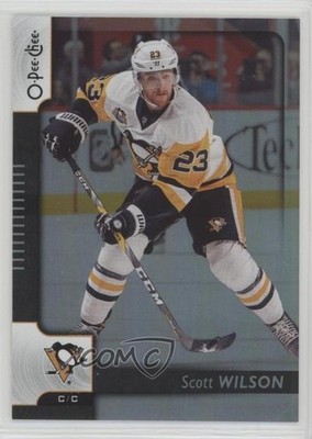 2017-18 O-Pee-Chee Black Rainbow Foil 39/100 Scott Wilson #280 0q3