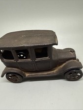 Original 1920's Cast Iron Ford Model T Toy Sedan Nice Shape