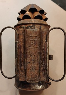 Vintage Dietz Detective Police Oil Lamp Lantern Bullseye 1920's