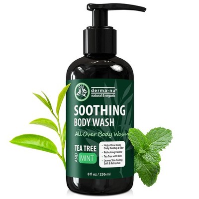 Derma-Nu Soothing Body Wash - Antibacterial Soap And Tea 8 Fl Oz (Pack of 1)