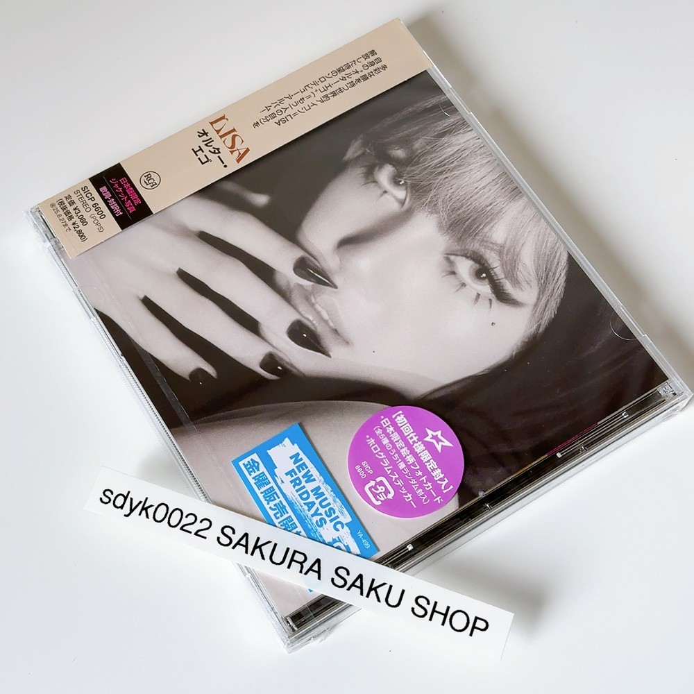 BLACKPINK LISA Alter Ego CD Japan Edition Solo Debut Album & POB