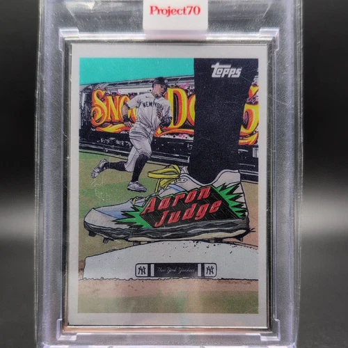🔥TOPPS PROJECT 70 #611 AARON JUDGE by SNOOP DOGG Silver Frame Artist Proof /51