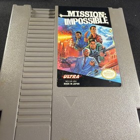 Nintendo NES Mission: Impossible Tested & Working Authentic 1990 Cart