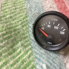 Raro indicatore di temperatura VDO Cels per auto d'epoca d'epoca 40 - 120  