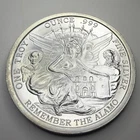 1 oz Texas Silver Round Remember the Alamo! Eagle with Lone Star E42