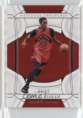 2021-22 Panini National Treasures 53/99 Pascal Siakam #100 4f5