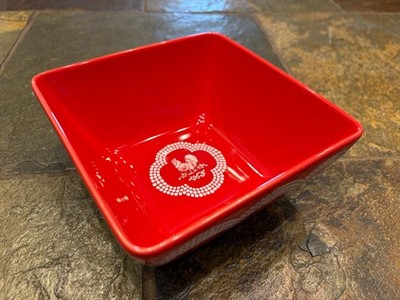 Temp-Tations Doodle Doo Rooster RED Cereal Ice Cream Soup Bowl