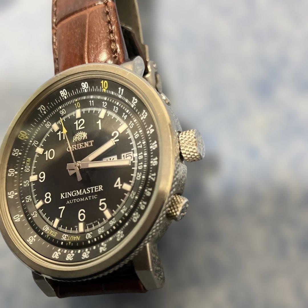 Orient King Master Titanium Automatic Pilot Watch… - image 4