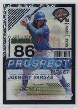 2024 Panini Prospect Edition Black Velocity Prizm /39 Joendry Vargas #57 4z8
