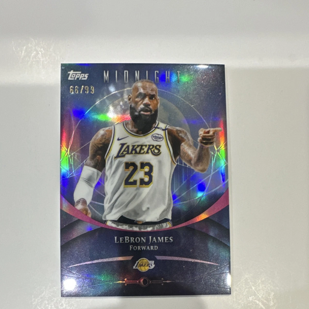 Topps LeBron James Basketball Serial Numbered Sports Trading Cards