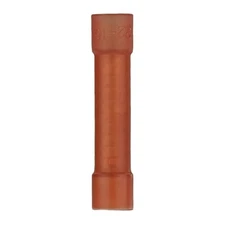 Install Bay Red Nylon Butt Connector 22-18 Gauge Package of 1000