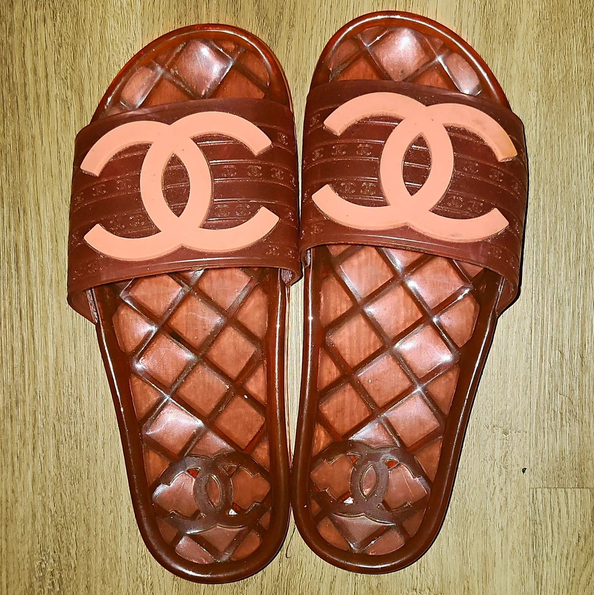 CHANEL Solid Low (1-1.9 in) Heel Height Sandals for Women for sale