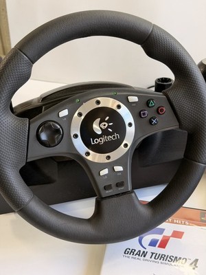 Logitech Driving Force Pro PS2 PS3 PC Steering Wheel - Gran
