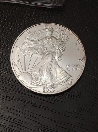 2003 Walking Liberty Silver Dollar 1 Ounce Fine Silver 0.9999