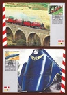 1993 AUSTRALIA " TRAINS OF AUSTRALIA " ~ SET OF 6 MAXI CARDS ~