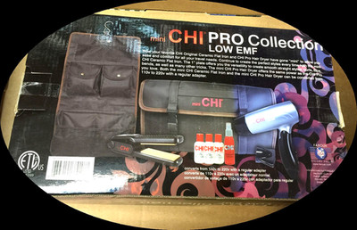  New CHI Original iron 1''+ Dryer+ Infusion+ Guard+ Shampoo Pro Collection Mini