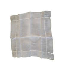 Vintage White Linen Handkerchief Drawnwork Swiss Dot Cottagecore Wedding Hanky