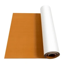 Self-adhesive Floor Mat without Stripes EVA Foam Teak Anti-skip 240cm/94.5 inch