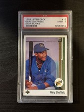 1989 Upper Deck #13 Gary Sheffield Star Rookie PSA 9 Mint Rookie (RC)
