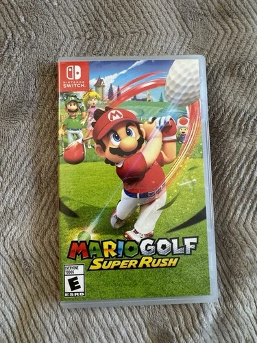 Mario Golf Super Rush (Nintendo Switch, 2021) CIB - Tested