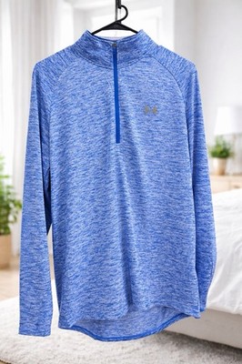 Under Armour Men's Tech 2.0 1/2 Zip Pullover Long Sleeve XL Blue 1328495 400