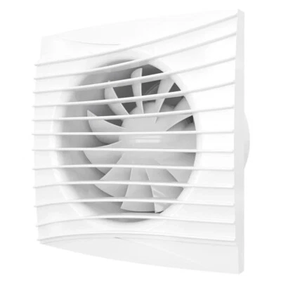 DALAP Ventilatore bagno ventilatore con igrostato + timer + sensore luce + valvola di non ritorno