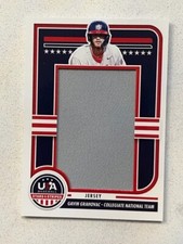 GAVIN GRAHOVAC 2025 USA Baseball Stars & Stripes Game Used Jersey # 24/30