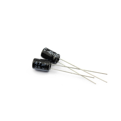 50pcs 47uF 25V 105°C Radial Electrolytic Capacitor 5x7mm NEW K85