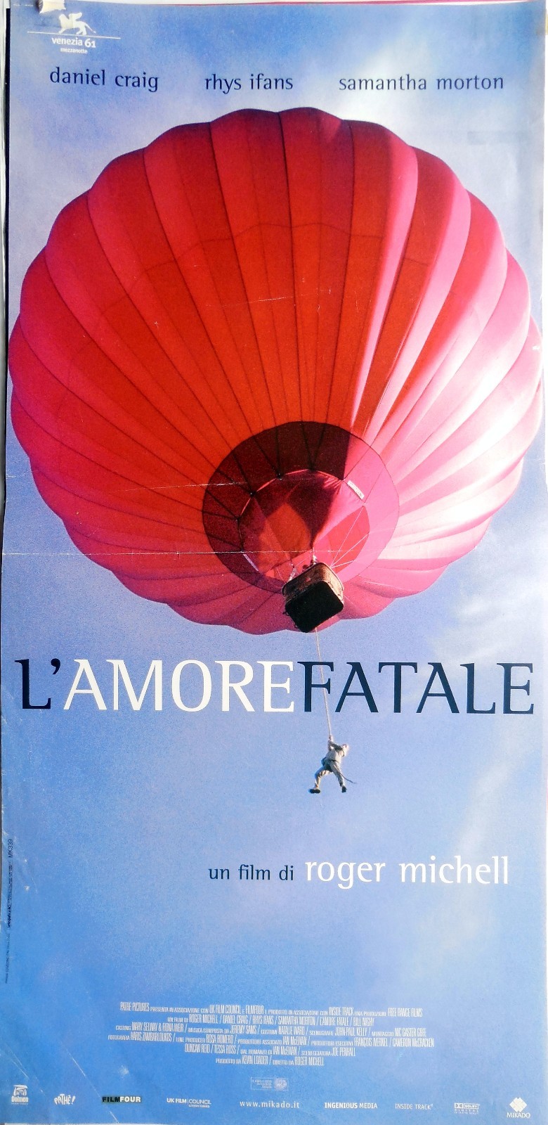 Locandina originale film L'amore fatale (2004) - Regia di Roger Michell