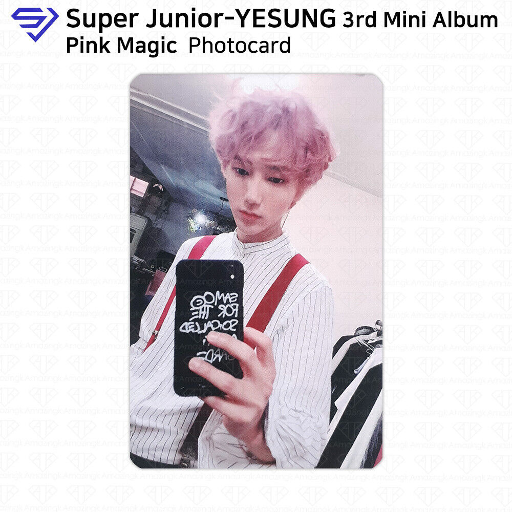 Super Junior Yesung 3rd Mini Album Pink Magic Official Photocard 
