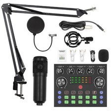 Ensemble d'équipement de Podcast, ensemble de microphones de Podcast Bm-800