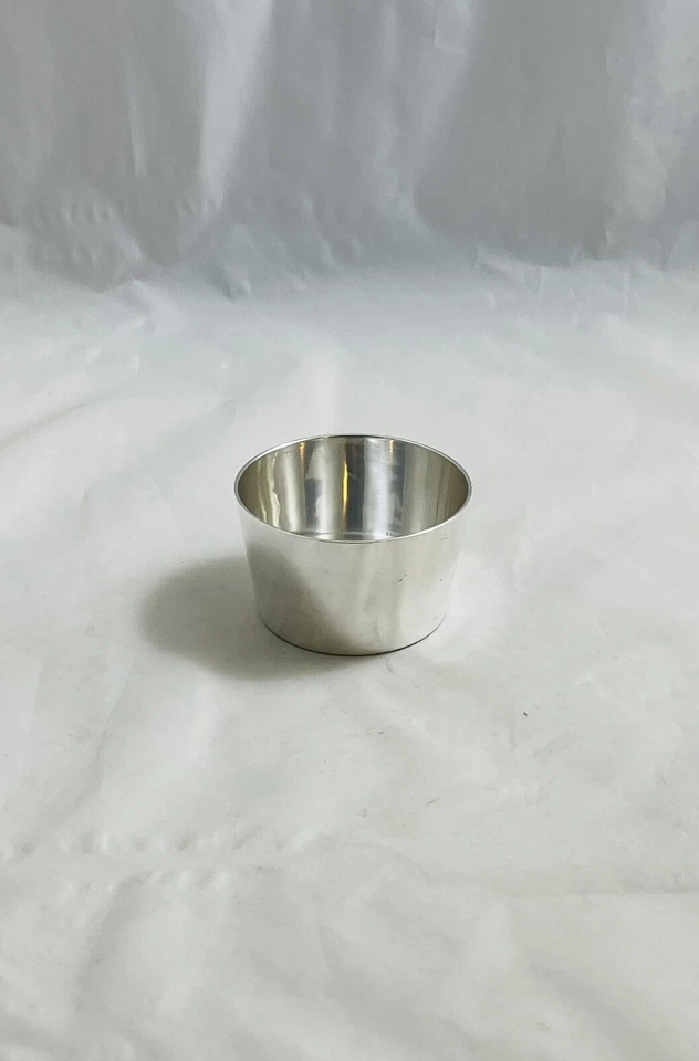 Antigua taza de mostaza Christofle Francia plateada Foto 2 de 4