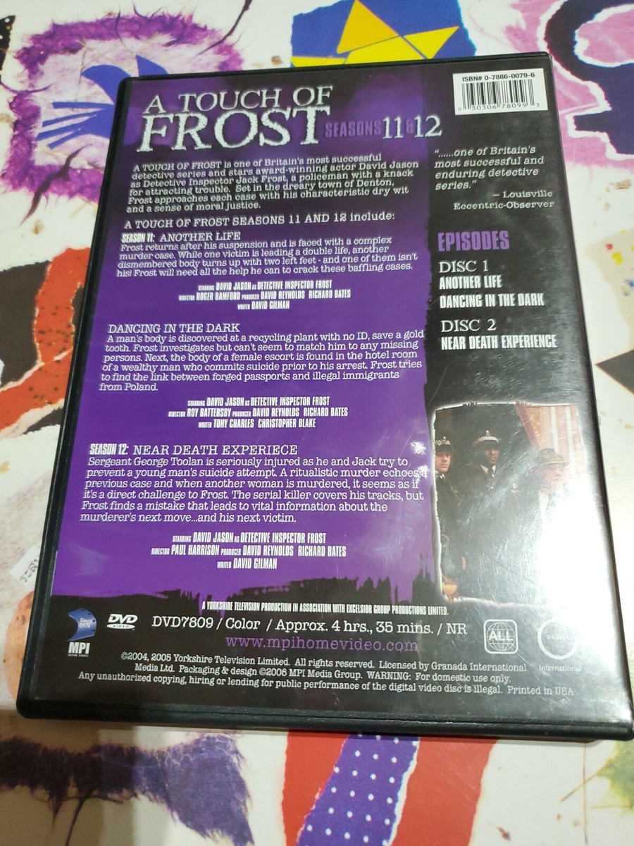 A Touch of Frost - Seasons 11 & 12 2 Disc DVD Set; David Janson