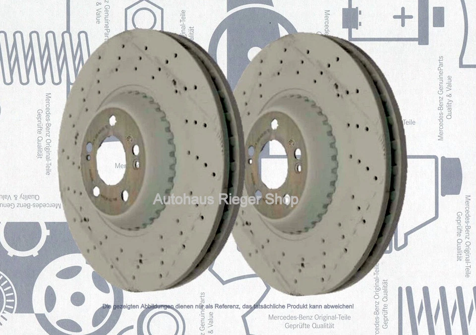 Mercedes-Benz AMG Bremsscheiben Satz vorne E55 AMG W211 CLS55  C219 AMG - Bild 1 von 1