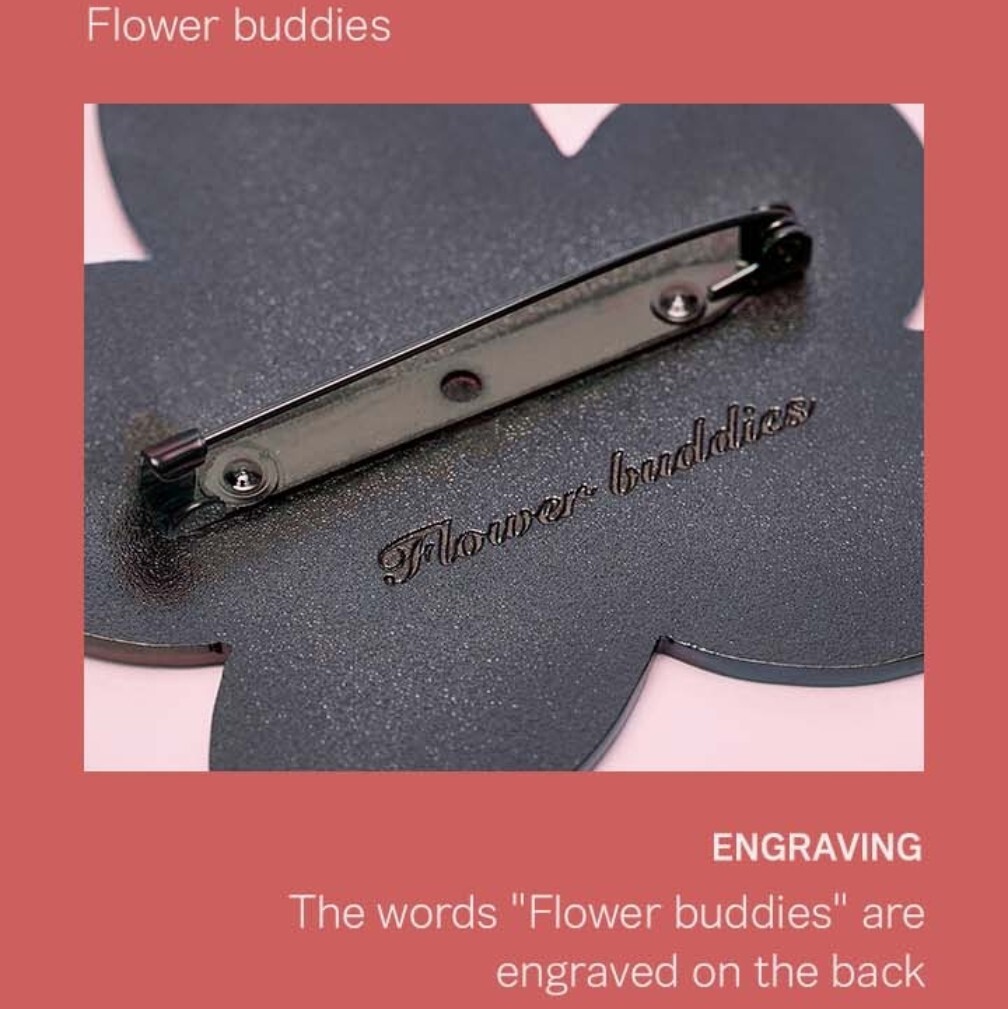 Artist Made Collection by BTS V - Flower Buddies Brooch Pin Set