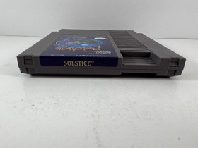 Solstice: The Quest for the Staff of Demons NES Game & Manual Tested Authentic