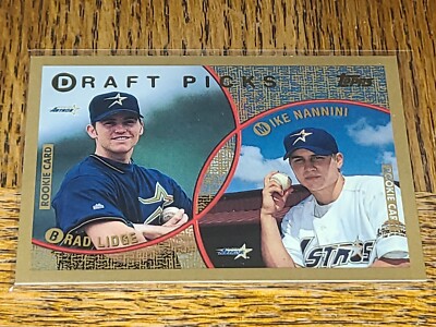 ASTROS BRAD LIDGE MIKE NANNINI 1999 TOPPS DRAFT PICKS #441 ROOKIE CARD RC