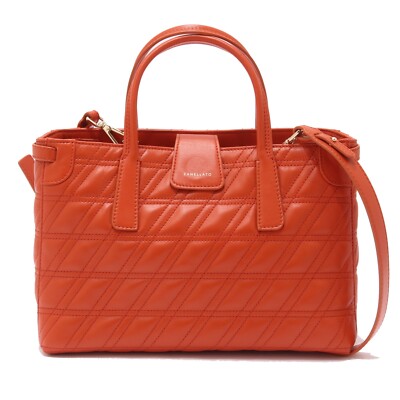 3719AD borsa donna ZANELLATO DUO orange leather bag women
