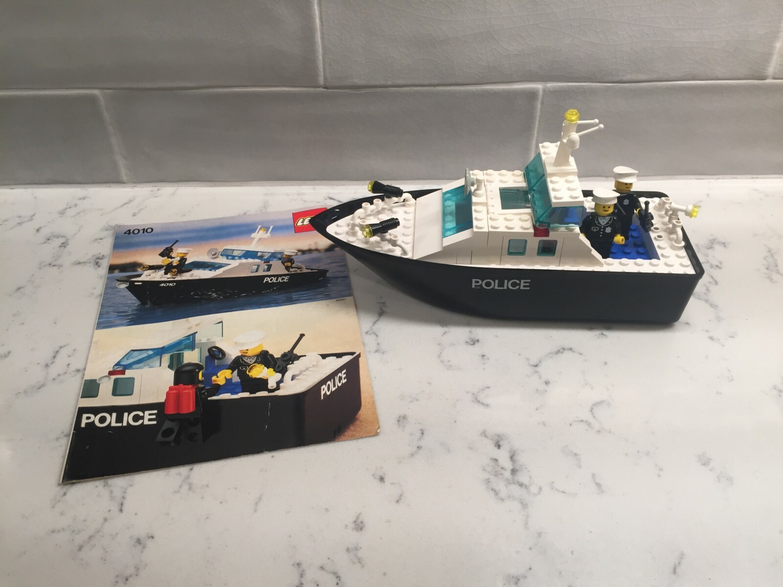 lego police boat 4010