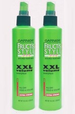 2 Garnier Fructis Style Exra Strong XXL VOLUME Hiarspray All-Day Hold & Volume 
