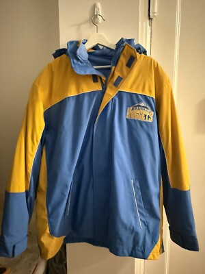 Denver Nuggets 90s NBA puffer jacket 2 Layer With Fleece vintage