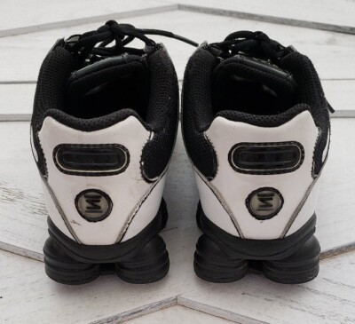 Black White NIKE Shox NZ Sneakers Youth 3Y Athletic Running Black White NIKE Shox NZ Sneakers Youth 3Y Athletic Running