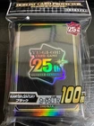 Yugioh Sleeves 25th Anniversary Quarter Century 100 Black