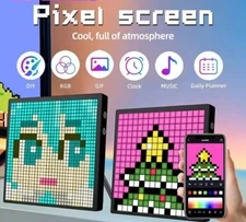 Pixel Matrix LED Display RGB Panel Smart Bluetooth Art Control DIY App Graffiti