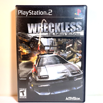 WRECKLESS: THE YAKUZA MISSIONS (2002) PS2 Game - Driving Battle