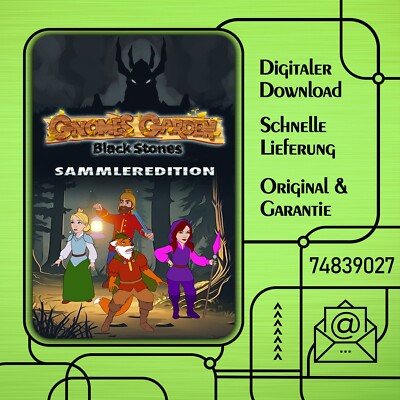 Gnomes Garden 10 - Black Stones - Sammleredition - Downloadversion - PC