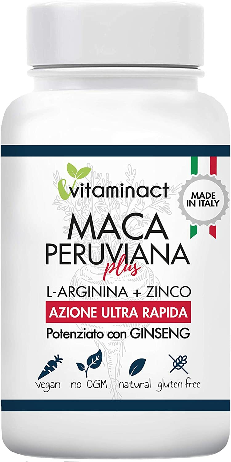 Maca Plus XXL 10000 mcg Altissimo Dosaggio - Performance e Sport