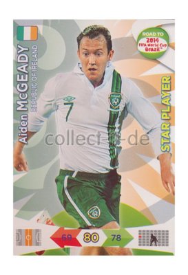 Panini Adrenalyn Road World Cup Brazil 115 - Aiden McGeady - Star Player