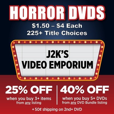 HORROR DVDS [$1.50-$3.50]  **BUNDLE & SHIPPING DISCOUNTS**